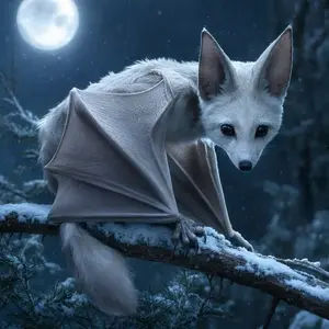 Arctic fox + Bat